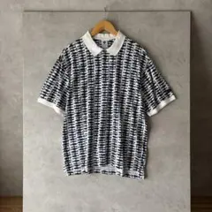 90s00s Columbia フィッシングポロシャツ 総柄 魚のサムネイル