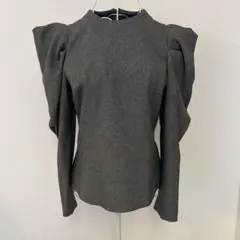 ⭐︎美品cygne シーニュ フリルギャザー チェック オフショル ブラウス