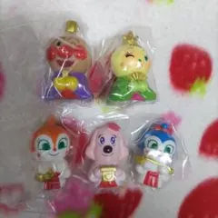 ☆新品、未使用☆あつまれアンパンマン 指人形 ひな祭り 5点セット