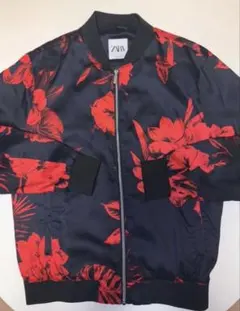 ZARA ザラ MA-1 ブルゾン 花柄 フラワー