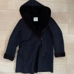 最終値下げ！ネイビームートン風コート