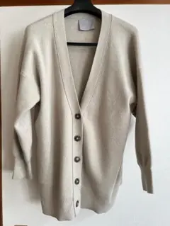 UNFILO アンフィーロ【洗える】コットンミックスニット カーディガン 44号