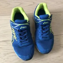asics トレーニングシューズ 青/黄 22cm 中古品