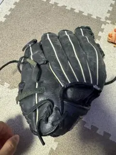 硬式野球グローブ レザー製 黒 GIANTS ブラックレザー 野球グローブ 80 - メルカリ