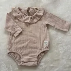 【値下げ】conoco コットン100% フリル付きロンパース