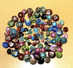 手染めボタンまとめ売り　ハンドメイド材料　手芸材料