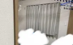ドレープカーテン 無地 シンプル ライトグレー