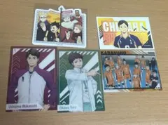 ハイキュー ハイキュー展 アクリルカード 及川徹 牛島若利 音駒 烏野 カード