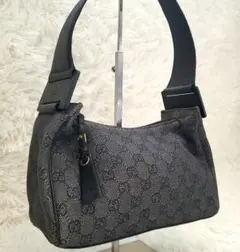 ⭐美品⭐GUCCI ggキャンバス アクセサリーポーチ ブラック