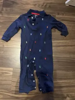 Ralph Lauren ネイビー ポロロンパース 12M