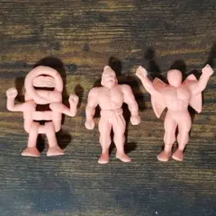 【昭和当時物】【3体まとめ売り】キン肉マン消しゴム デカ消しシリーズ パチもん？