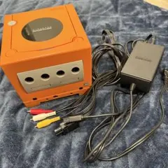 動作確認済！オレンジ ゲームキューブ 本体 コントローラー　ゲームソフトセット