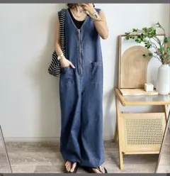 美品 AMELY 2WAY サロペット Cサイズ デニム