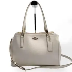 極美品　COACH コーチ　2way トートバッグ クリスティー キャリーオール