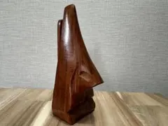 在名 作家もの 抽象彫刻 アブストラクト ウッド スカルプチャー ① 在名 作家もの 抽象彫刻 アブストラクト ウッド スカルプチャー ①