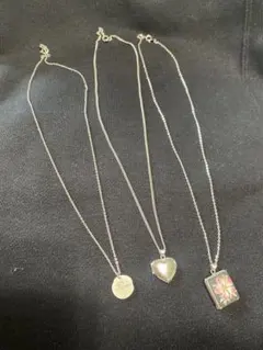 シルバー ネックレス 3点セット