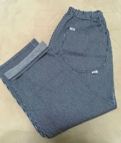 美品！【Lee フリーイージーパンツ 】ヒッコリー FREEサイズ LM5806