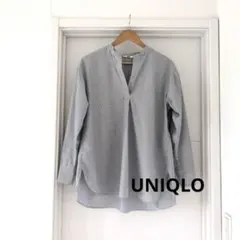 UNIQLO ユニクロ　プルオーバーシャツ　長袖　　Lサイズ　ストライプ