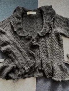 SALE♡ケティ　黒ニットモヘアカーディガン