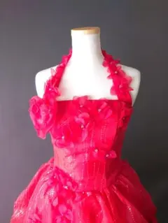 カラードレス　結婚式　披露宴　前撮　二次会　フォト　演奏会　舞台衣裳　赤