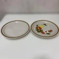 花柄 プレート 皿 2枚セット（大判）のサムネイル