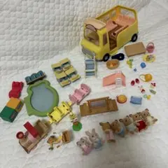 シルバニアファミリー 森のようちえん　幼稚園バス　赤ちゃん