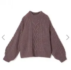 GRL 齋藤飛鳥 (乃木坂46)ケーブル編みモヘヤタッチニットトップス セーター