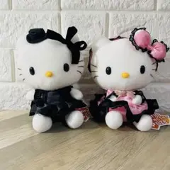 ハローキティ ゴスロリ ぬいぐるみ 2種セット フリルドレス