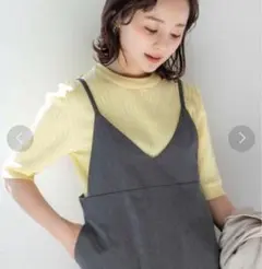 fifth フィフス　バックリボンキャミワンピース