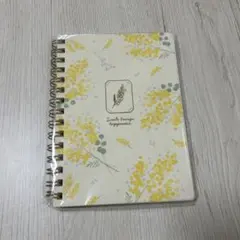 【新品】LABCLIP ⭐︎メローデイズ　A6リングノート ミモザ　ミニノートのサムネイル