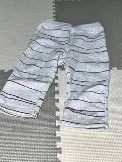 グレー ストライプ パンツ 80サイズ