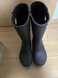 CROCS クロックス レインブーツ 長靴 W9 ブラウン