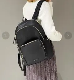 Samantha Thavasa 黒 リュック　大容量