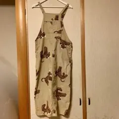 【訳あり】アツキオオニシ A.O レオパード柄　ジャンパースカート　ワンピース