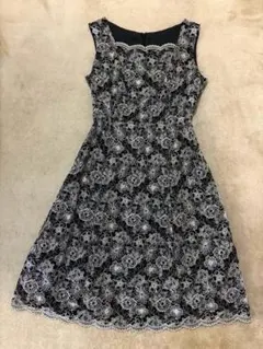 FRANCO FERRARO フランコフェラーロ　花柄　総刺繍　ワンピース　L