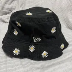 ニューエラ　キャップ　花柄　ブラック　L/XL