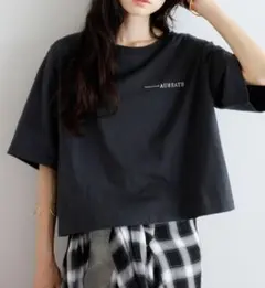 新品　ボンジュールサガン　【汗染み防止】AUREATE ワンポイントTシャツのサムネイル