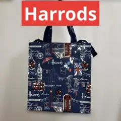 美品❗️Harrods ロンドンデザイン トートバッグ 2階建てバス 即購入OK❗️のサムネイル