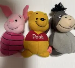 プーさん　ピグレット　イーヨー　ぬいぐるみ　３個セット