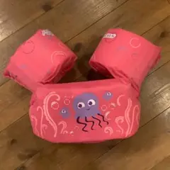 子供用 ピンク アームリング クラゲデザイン