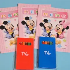 ディズニー ミッキー メモ帳 セット