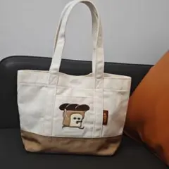 【新品】パンどろぼう 刺繍入り 厚手キャンバストート 大容量