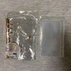 推し色マルチ手帳　シール帳　A6サイズ　オレンジ　リフィル付き