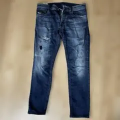 値下げ中★diesel★ダメージ加工 スリムフィット デニム