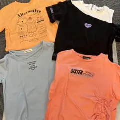 キッズ　半袖　Tシャツ　４枚セット　アルジー ジェニー　アナップ　130 通学のサムネイル