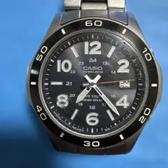 CASIO OVERLAND ソーラー腕時計 ブラック