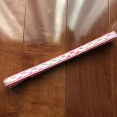 新品　ピンク 編み込み帯締め　絹100%