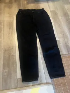 Lee ブラックデニムパンツ　34のサムネイル
