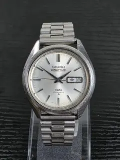 SEIKO 5 ACTUS 自動巻き腕時計 シルバー - メルカリ