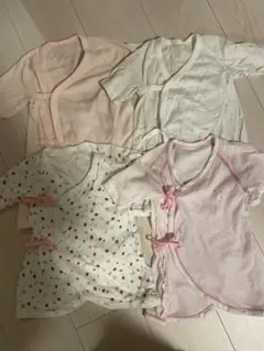 ベビー 50-60コンビ肌着 4点セット